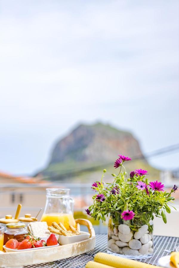 Monemvasia Modern Flat With Panoramic Sea View Buitenkant foto