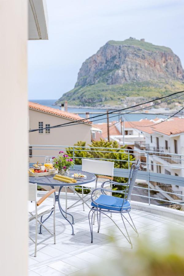 Monemvasia Modern Flat With Panoramic Sea View Buitenkant foto