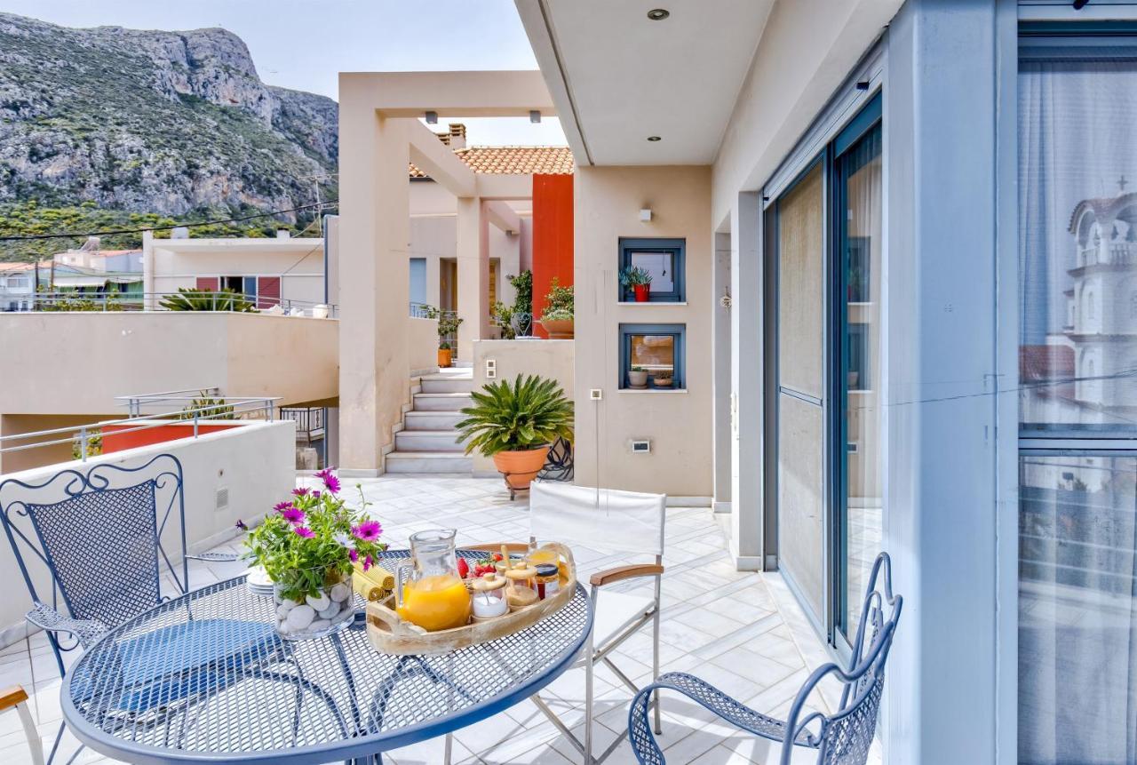 Monemvasia Modern Flat With Panoramic Sea View Buitenkant foto