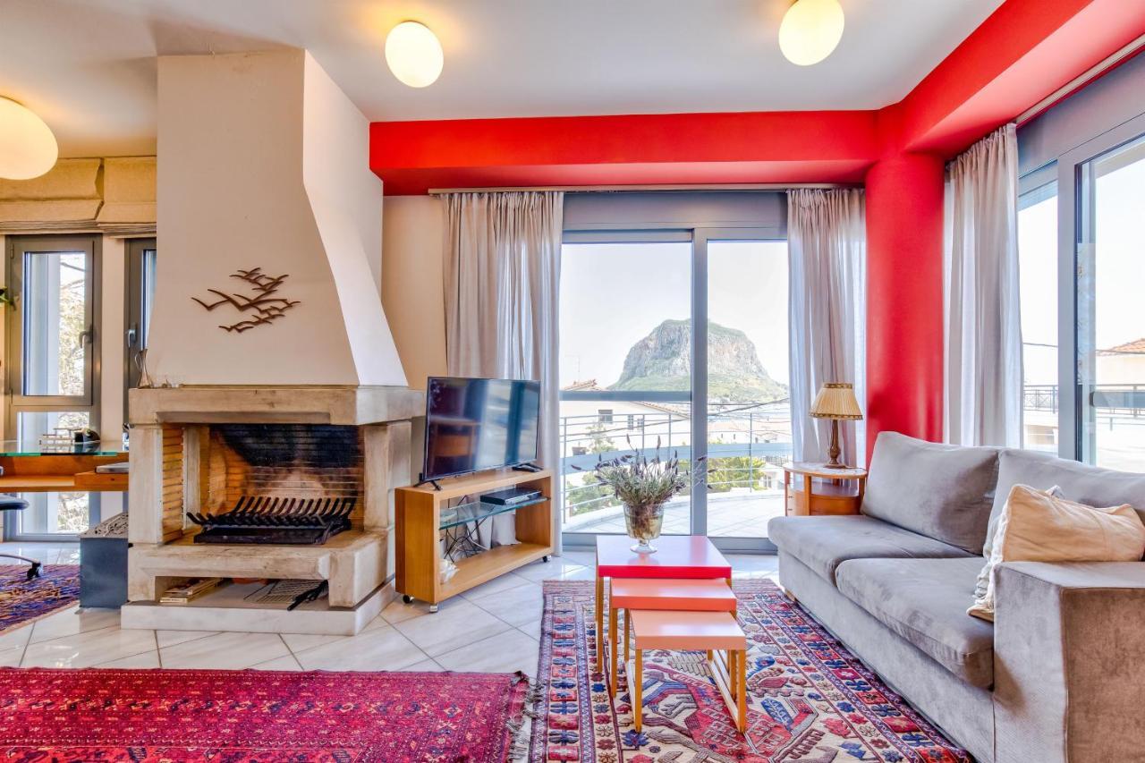 Monemvasia Modern Flat With Panoramic Sea View Buitenkant foto